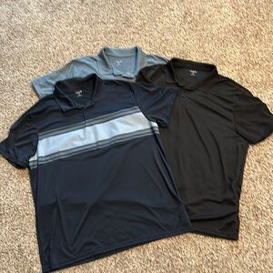 Bundle of 3 Men's Old Navy Polyester Polo Shirts